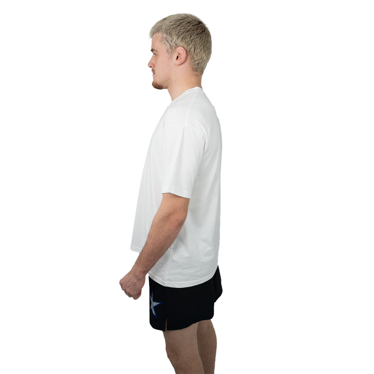 MA1 Combat Casual Oversized White Tee - product photo 3