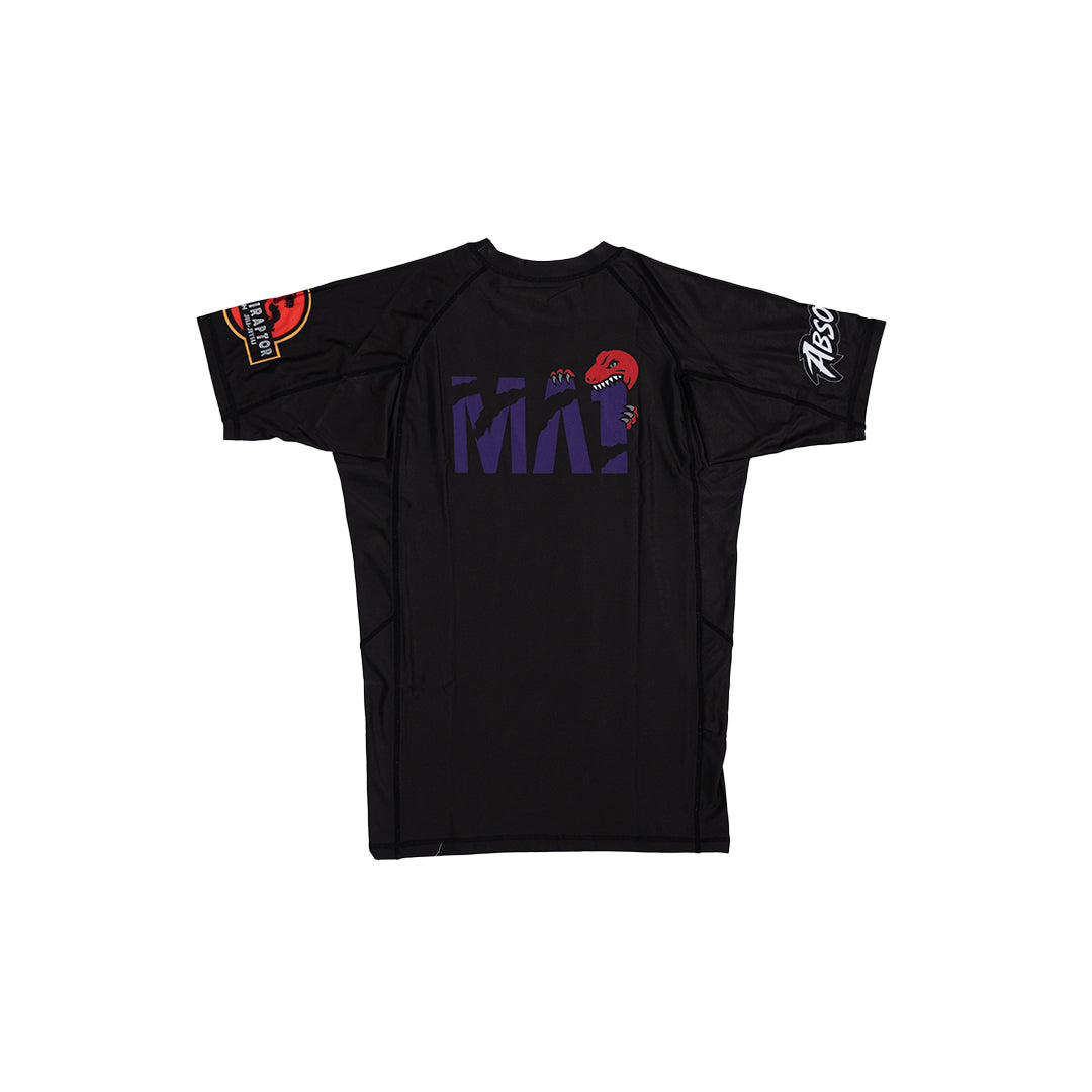 MA1 Absolute Raptors Black Short Sleeve Rashguard