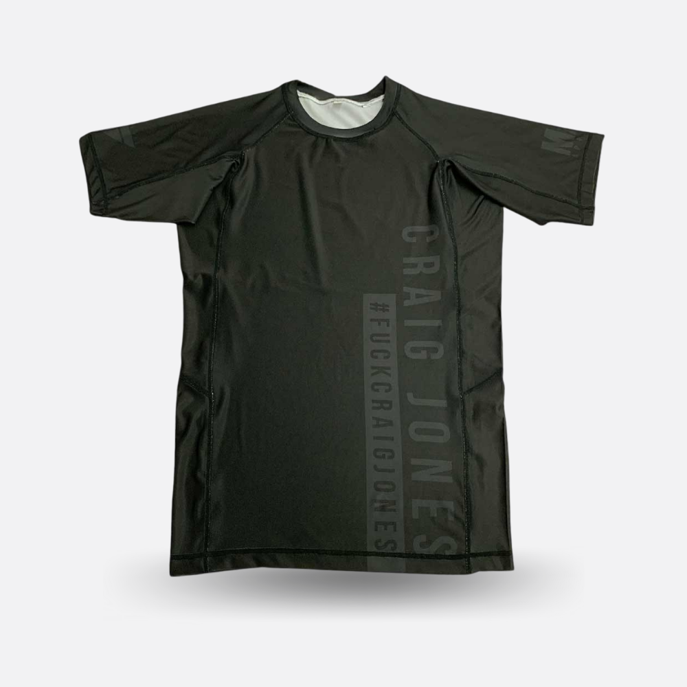 MA1 Craig Jones Black Short Sleeve Rash Guard