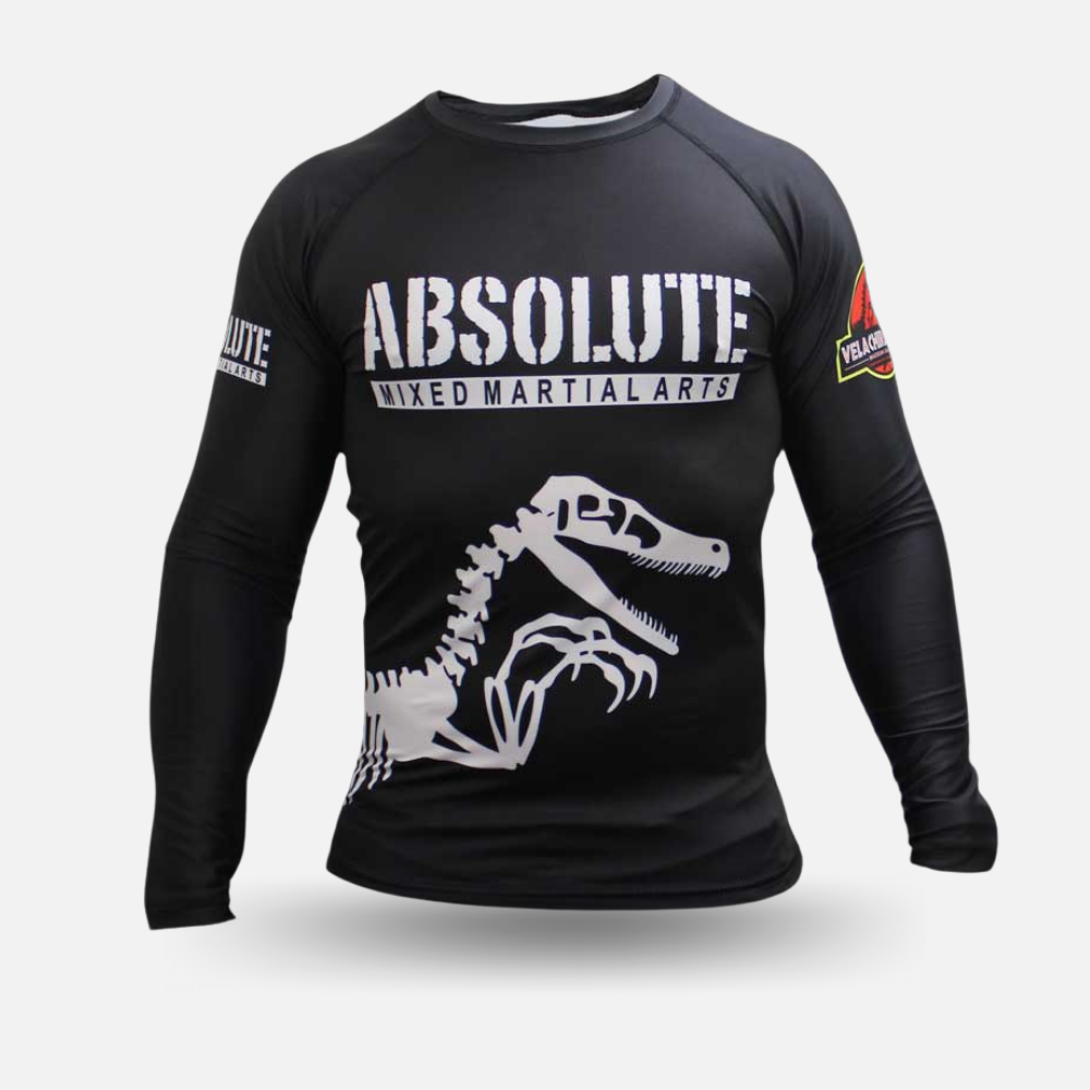 MA1 Raptor Long Sleeve Rash Guard - Black - product photo 2