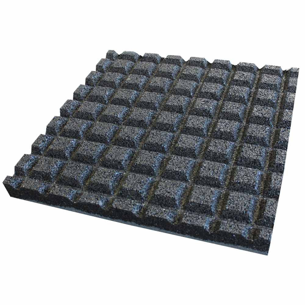 MA1 Rubber Tile 50mm x 50cm x 50cm - Grey - product photo 2