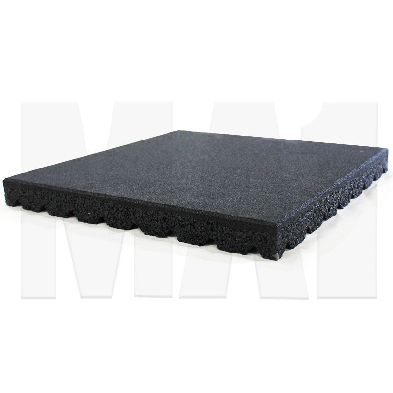 MA1 Rubber Tile 50mm x 50cm x 50cm - Black - Mats