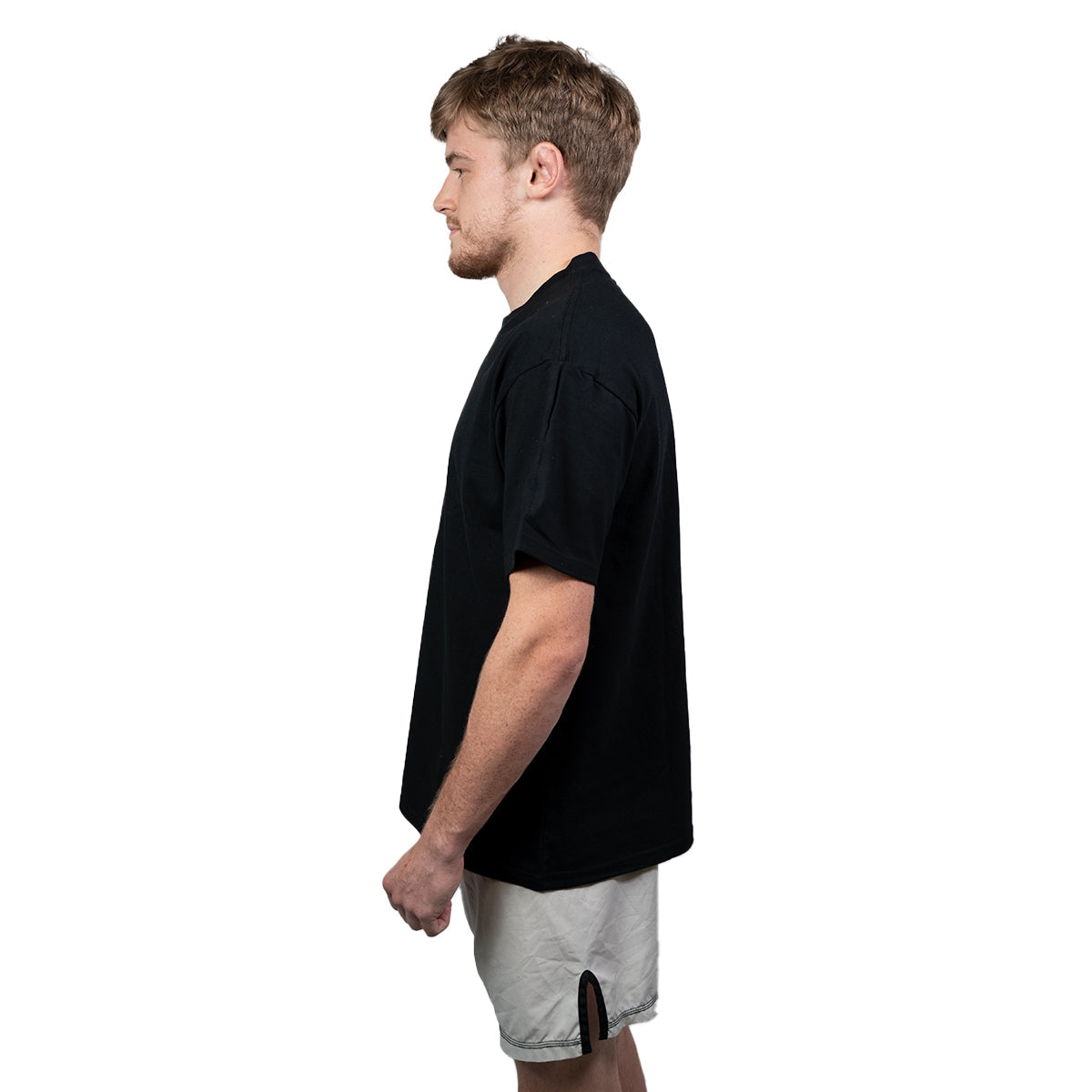 MA1 Combat Casual Oversized Black Tee - product photo 2