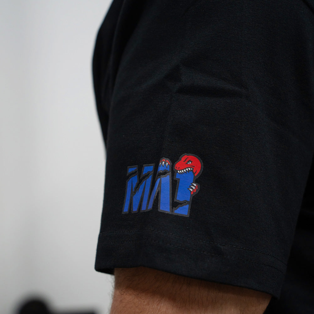 MA1 Absolute MMA Raptors Cotton Oversized Black Tee
