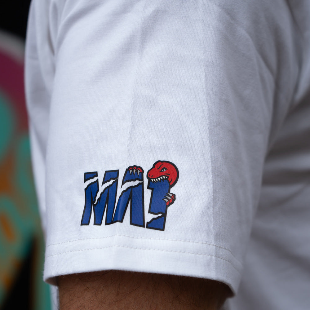MA1 Absolute MMA Raptors Cotton Oversized White Tee - product photo 8