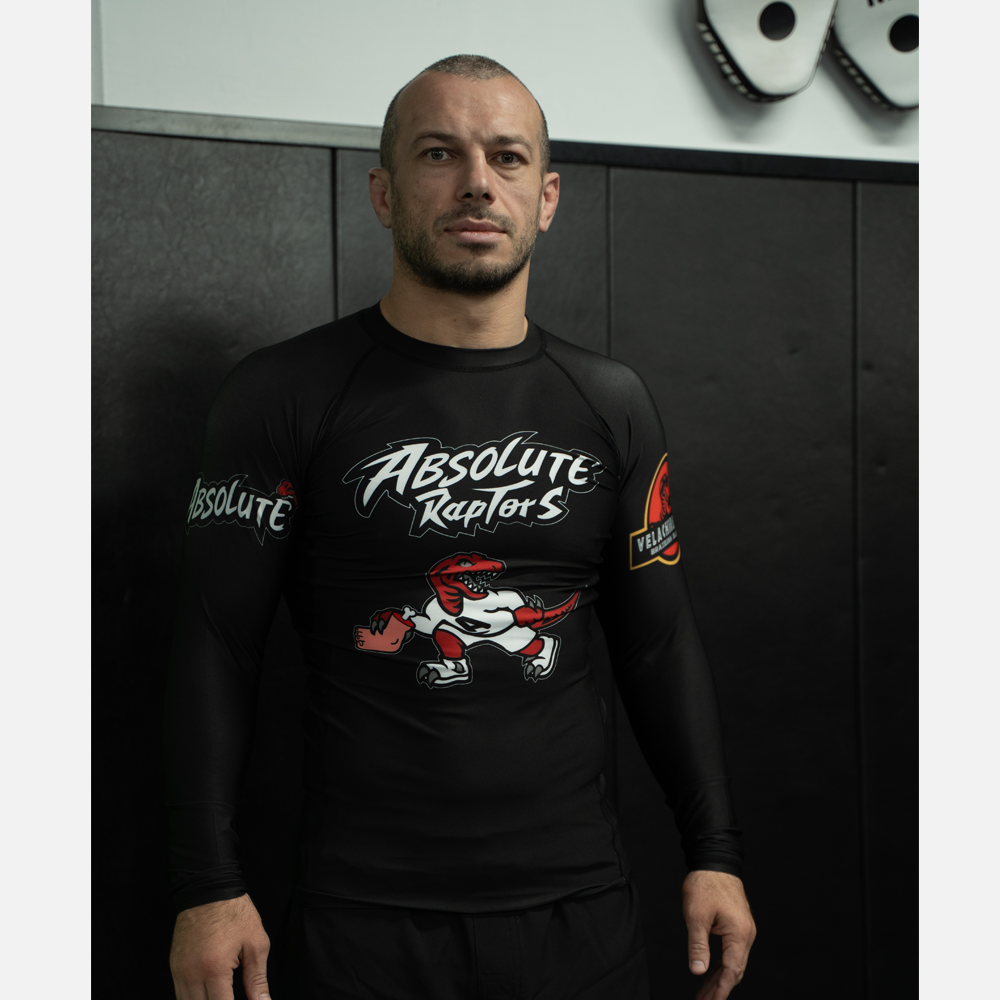 MA1 Absolute Raptors Black Long Sleeve Rashguard