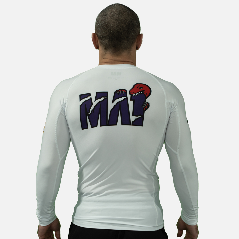 MA1 Absolute Raptors White Long Sleeve Rashguard - product photo 3