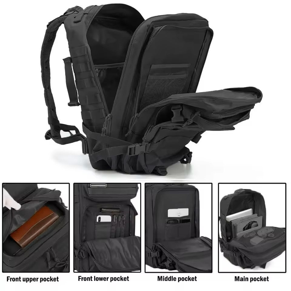 MA1 AUS Military Backpack - Black