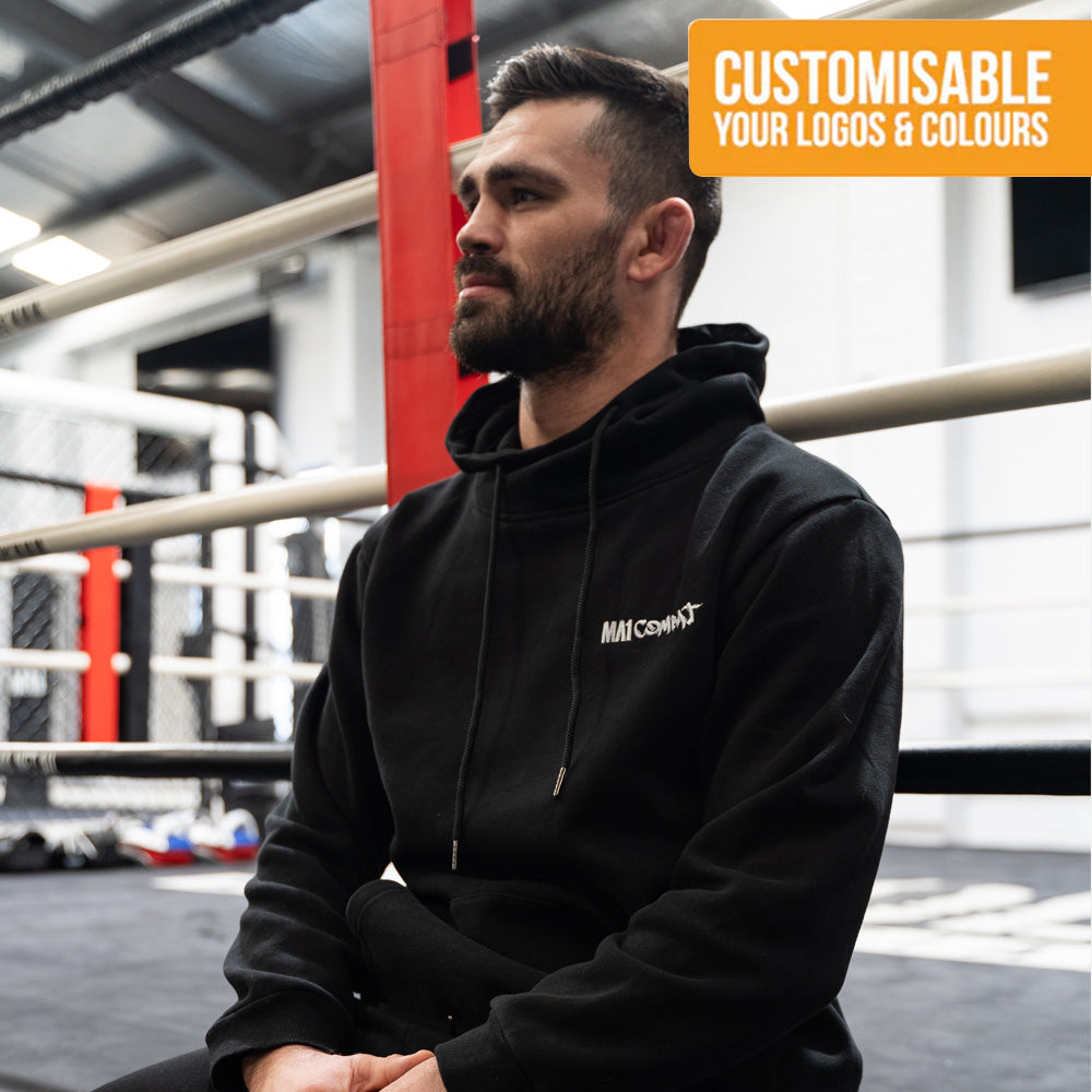 Custom Designed High Neck Hoodie - Hoodies
