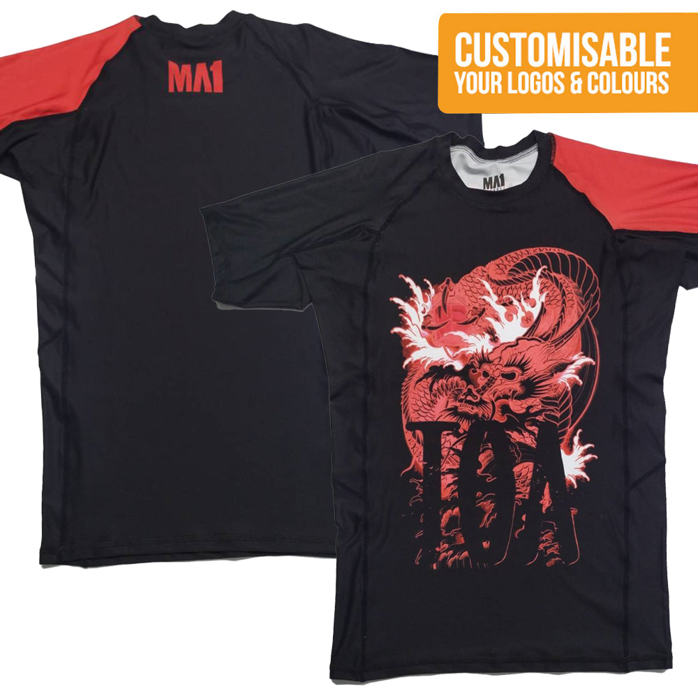 Custom Short Sleeve Rashguard / Compression Top