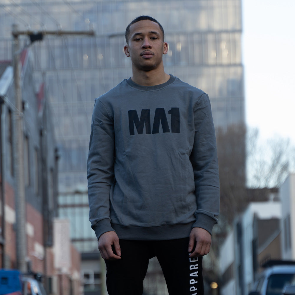 MA1 Classic Grey Crew Neck - product photo 5