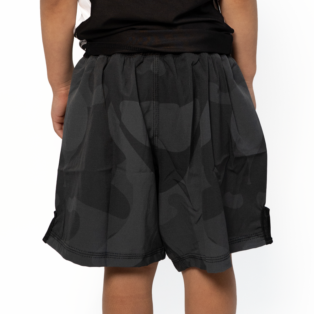 MA1 Kids Camo Basic Cut MMA Shorts