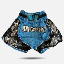 MA1 Combat Thai Made Aqua Black Thai Shorts