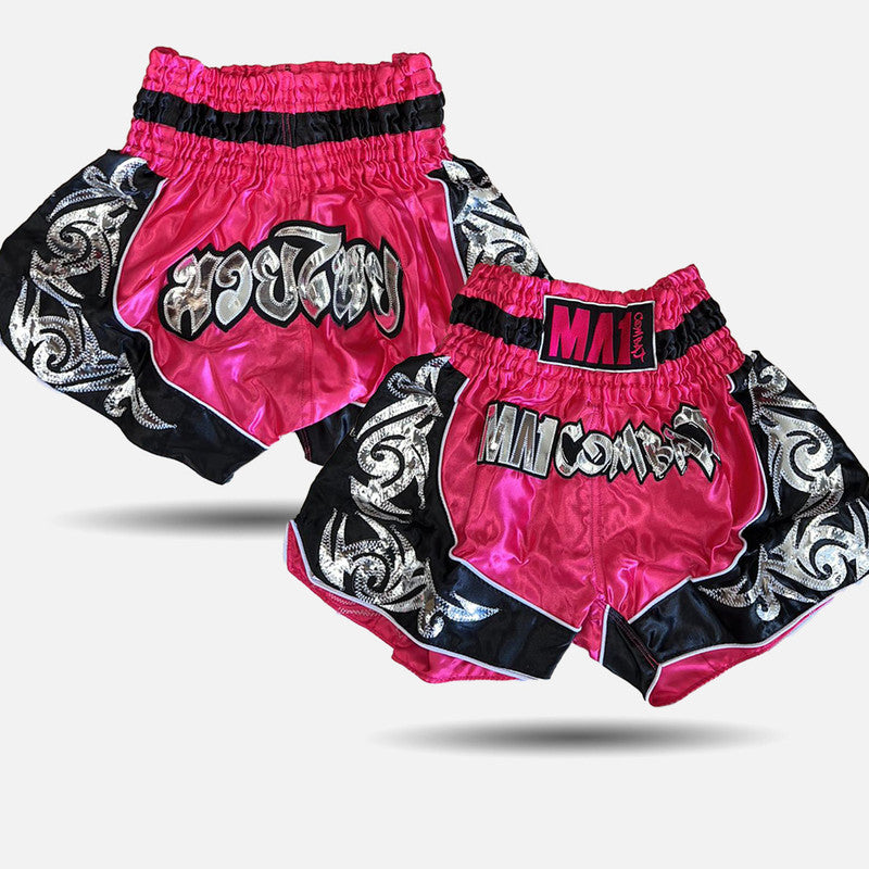 MA1 Combat Thai Made Pink Black Thai Shorts