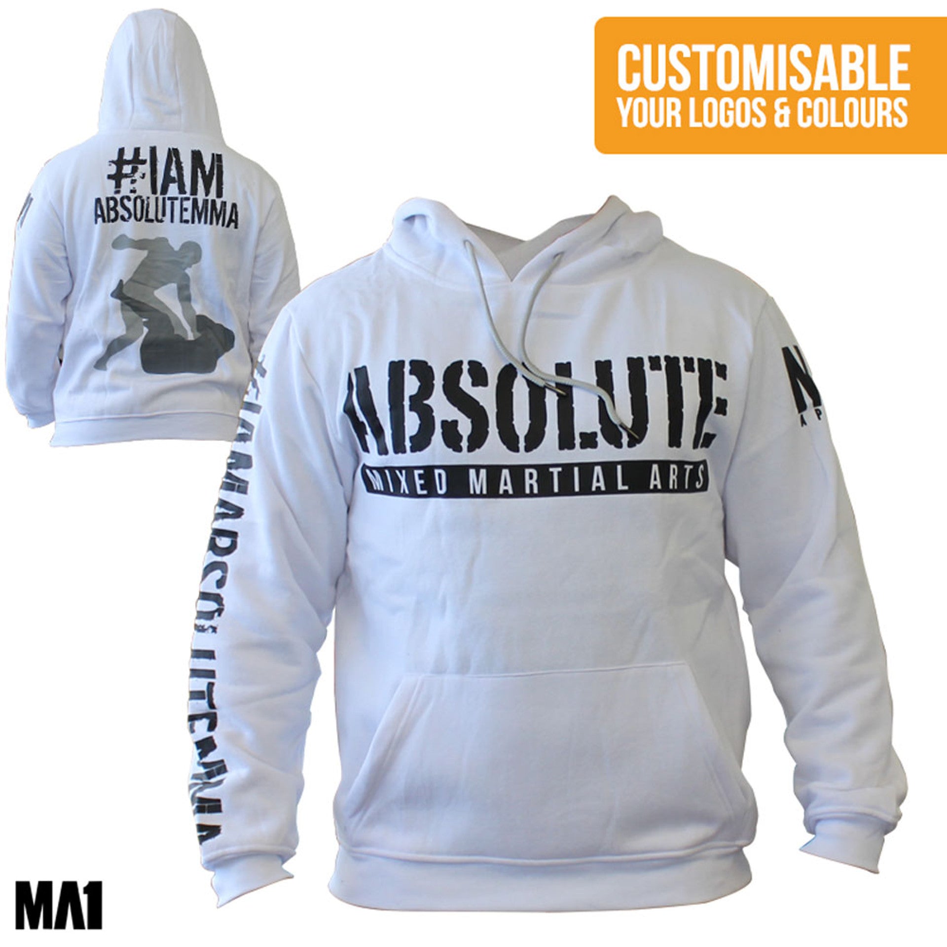 Custom Fleece Pull Over Hoodie
