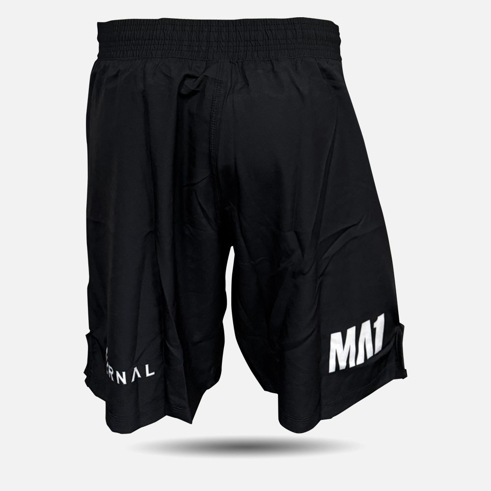 MA1 Eternal MMA Classic Black Basic Cut MMA Shorts