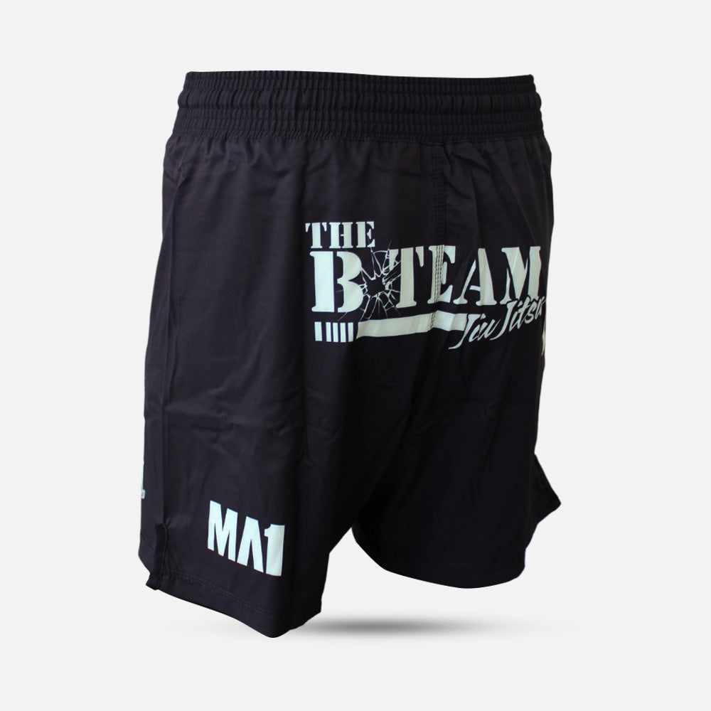B-Team - Mexican Ground Karate Black Basic MMA Shorts - product photo 5