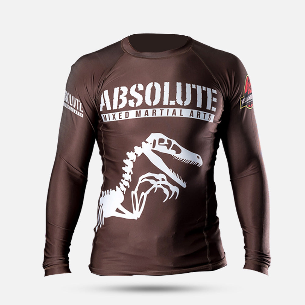 MA1 Raptor Long Sleeve Rash Guard - Brown - product photo 2