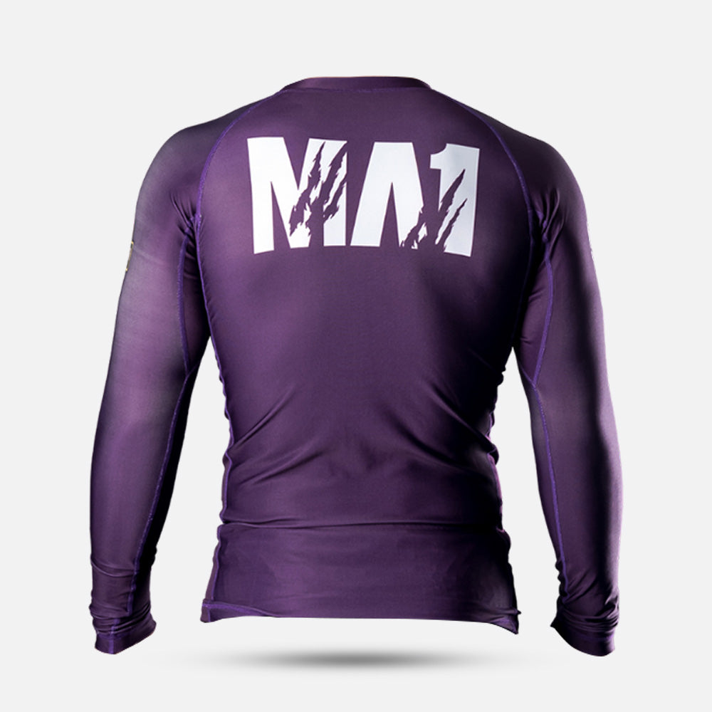 MA1 Raptor Long Sleeve Rash Guard - Purple - product photo 3