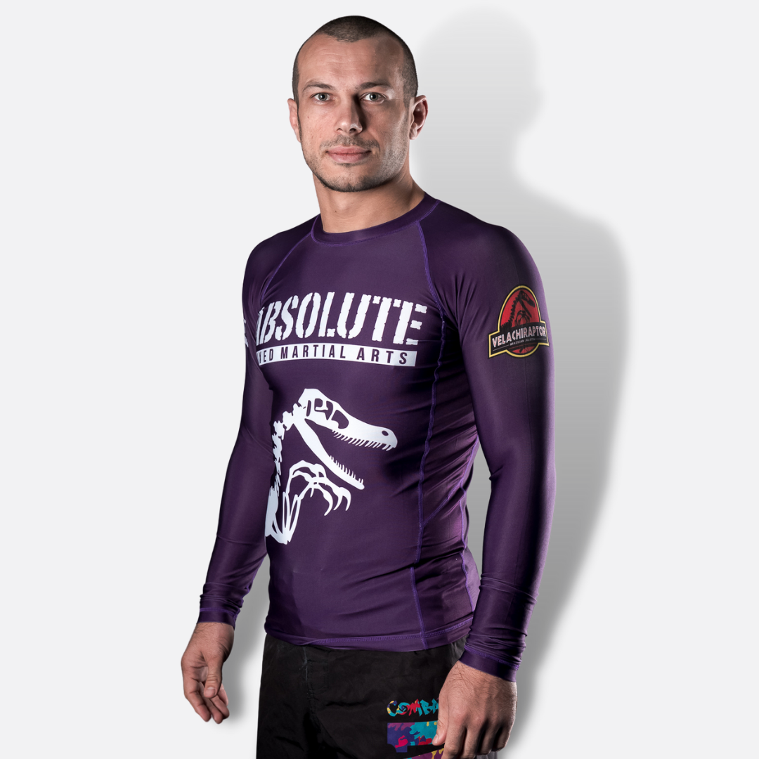 MA1 Raptor Long Sleeve Rash Guard - Purple - product photo 4