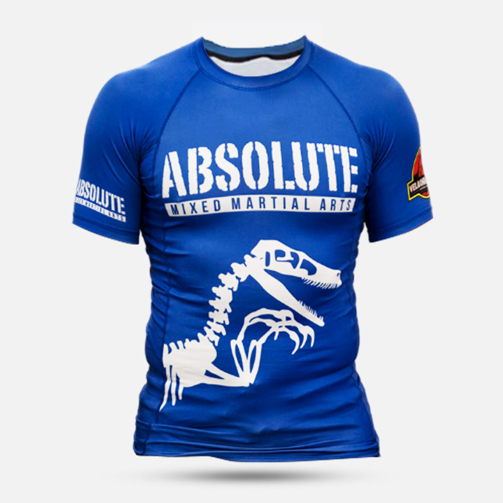 MA1 Raptor Short Sleeve Rash Guard - Blue - product photo 2