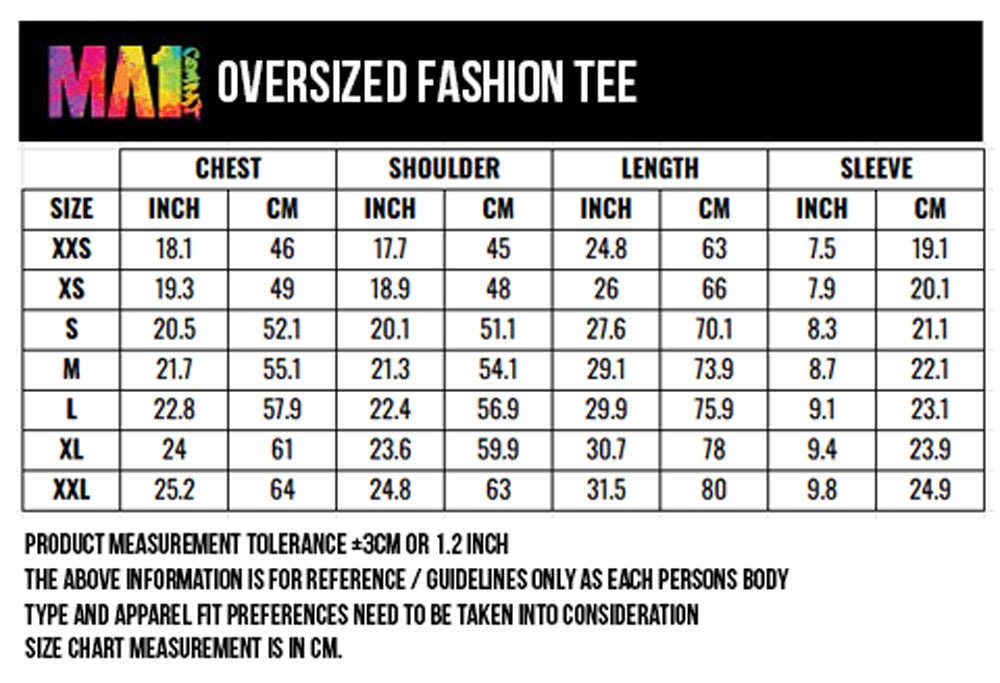 Custom Designed Oversized Fashion Tee