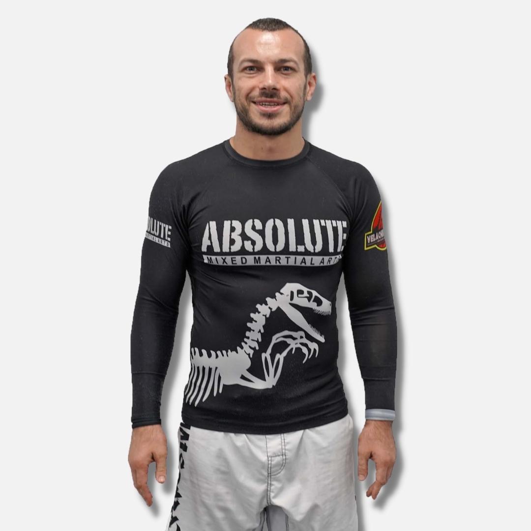 MA1 Raptor Long Sleeve Rash Guard - Black - product photo 4