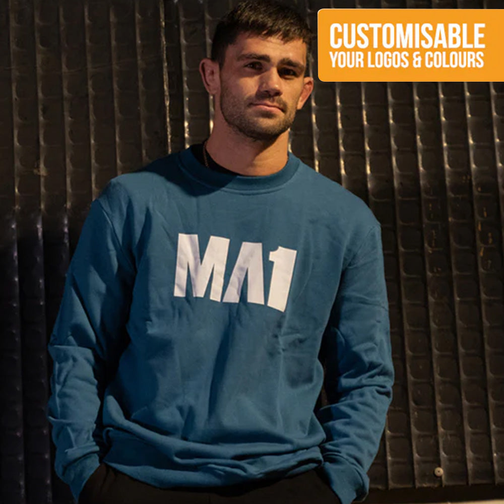 Custom Premium Crew Neck Jumper (sweater) - product photo 2