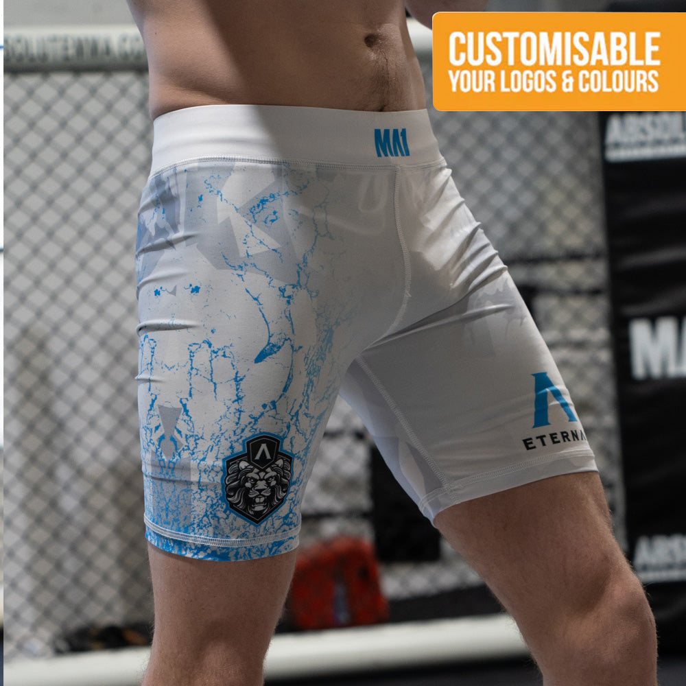 Custom Designed Male Long Vale Tudo Compression Shorts - product photo 3