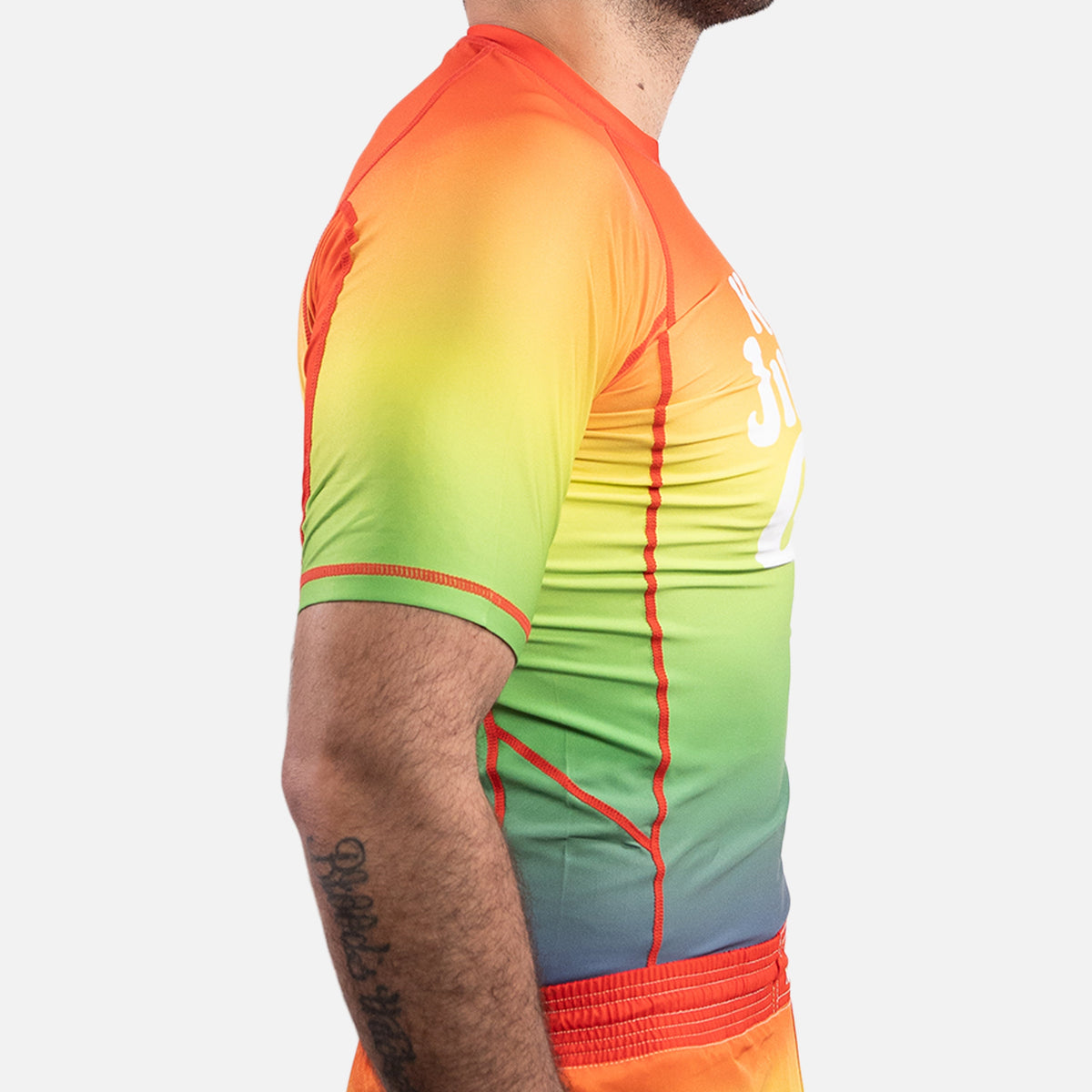 MA1 Keep BJJ Gay Gradient Short Sleeve Rashguard - product photo 3