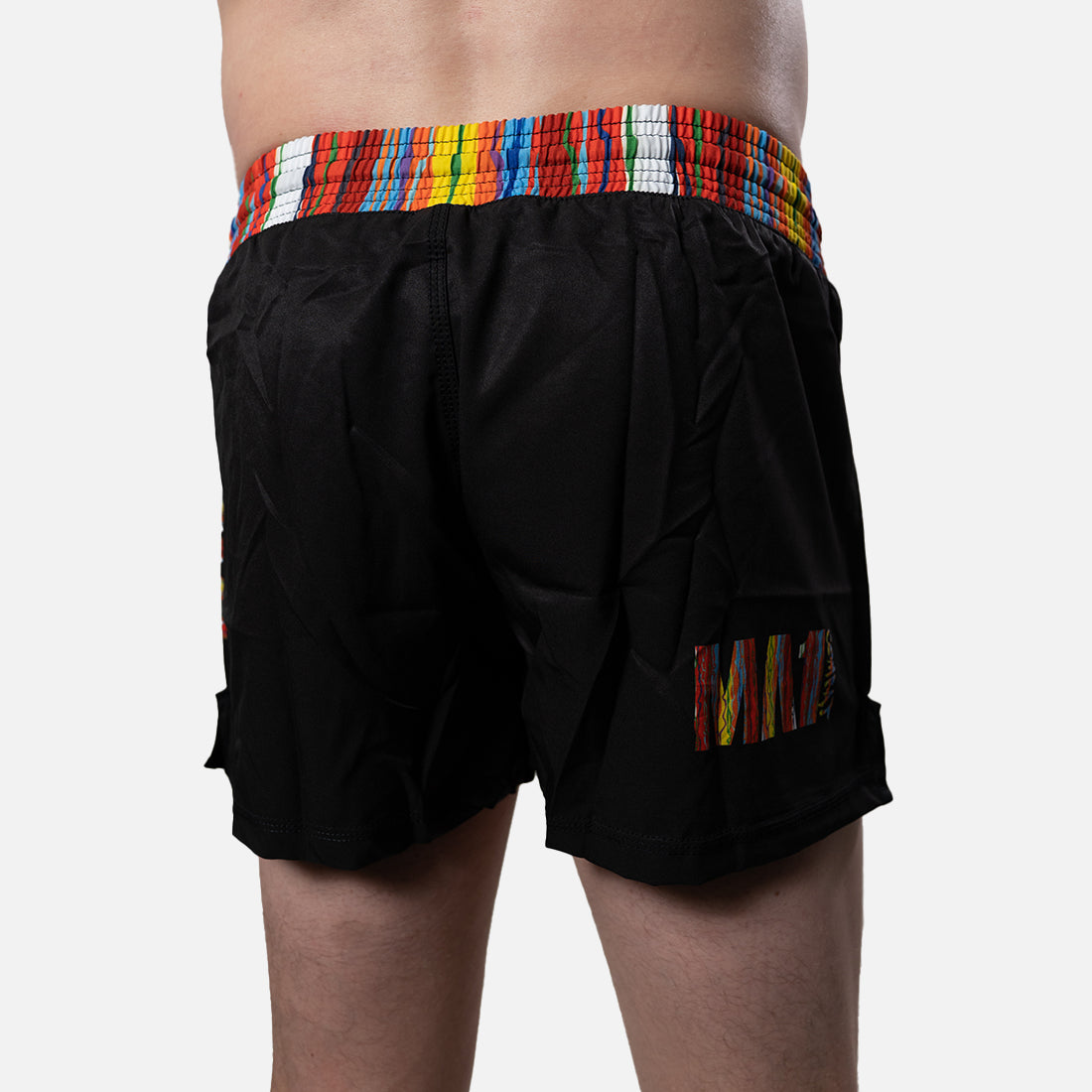 MA1 Chaotic Knit Logo Black High Cut MMA Shorts - product photo 2