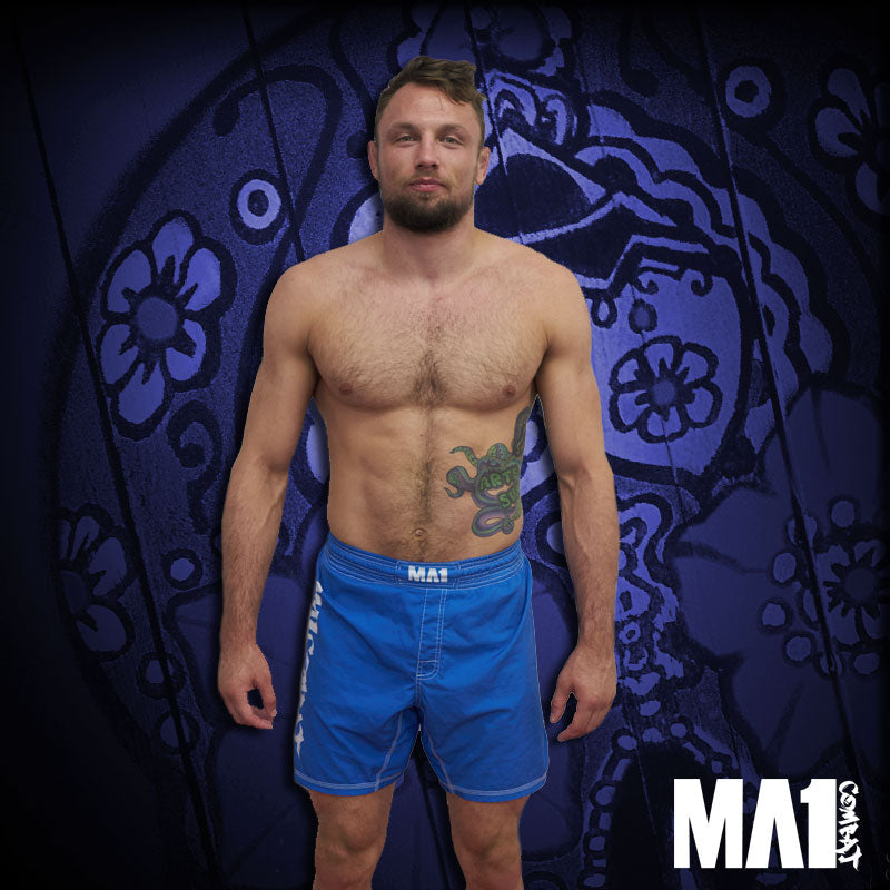 MA1 Combat Basic Blue MMA Shorts - Craig Jones
