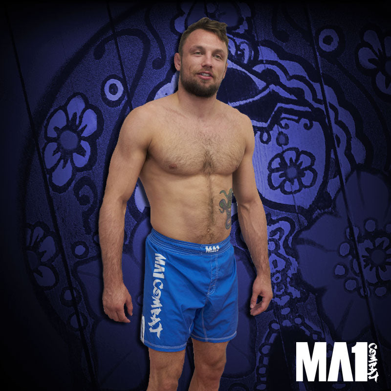 MA1 Combat Basic Blue MMA Shorts - Craig Jones
