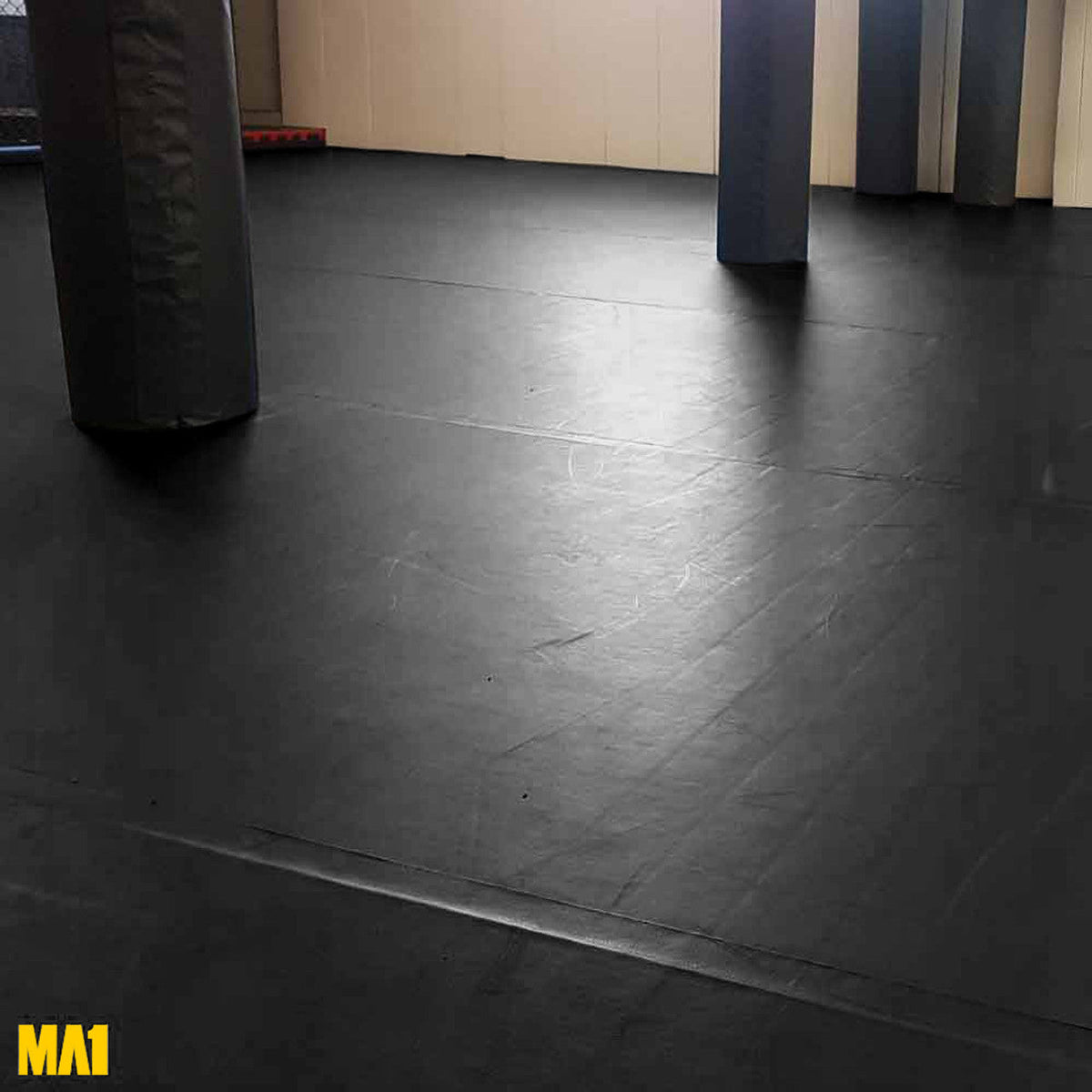 MA1 MMA Roll Out Mat with Velcro Tabs 1.5m*10M*50mm - Black - product photo 2