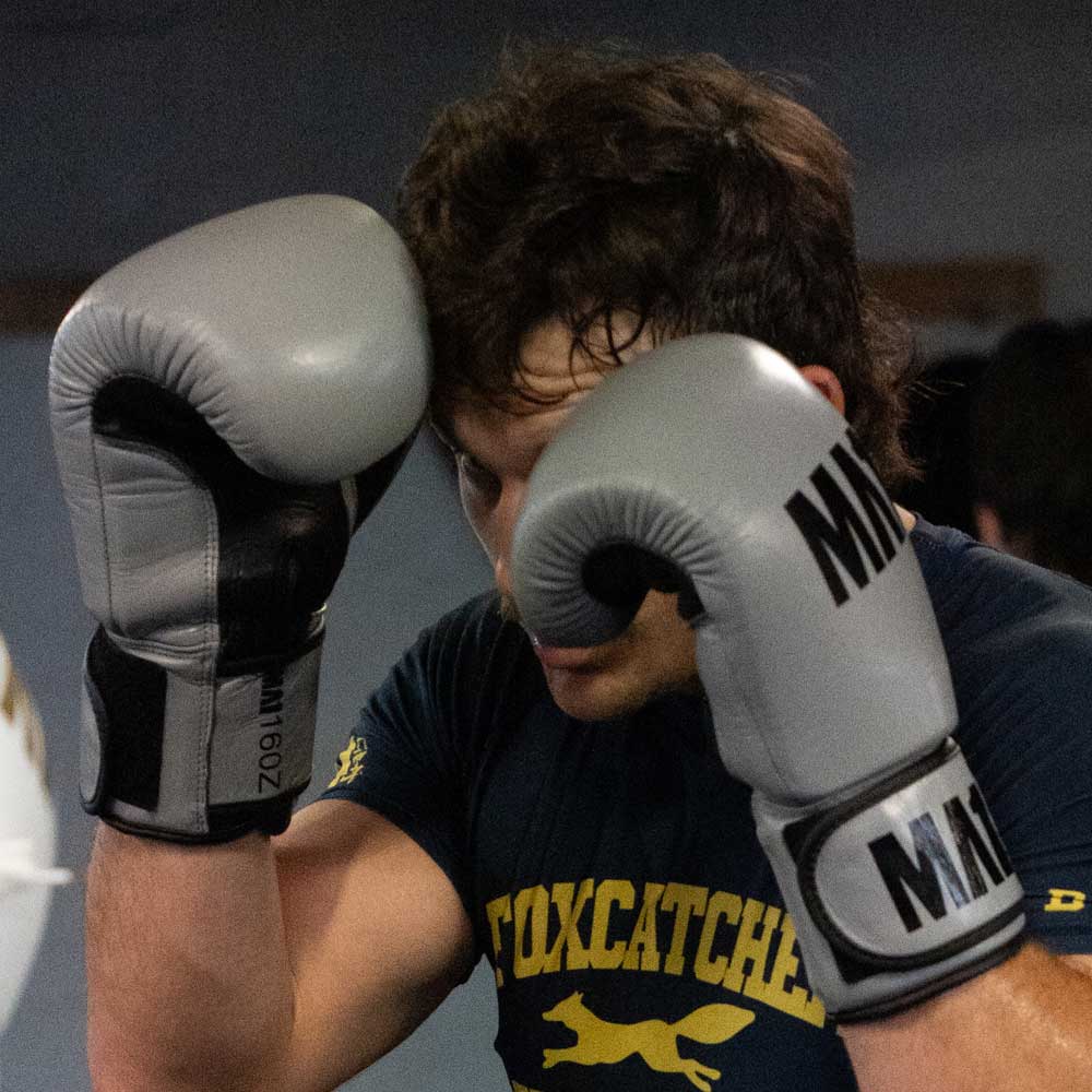 MA1 Combat Leather Boxing Gloves - Grey - product photo 2