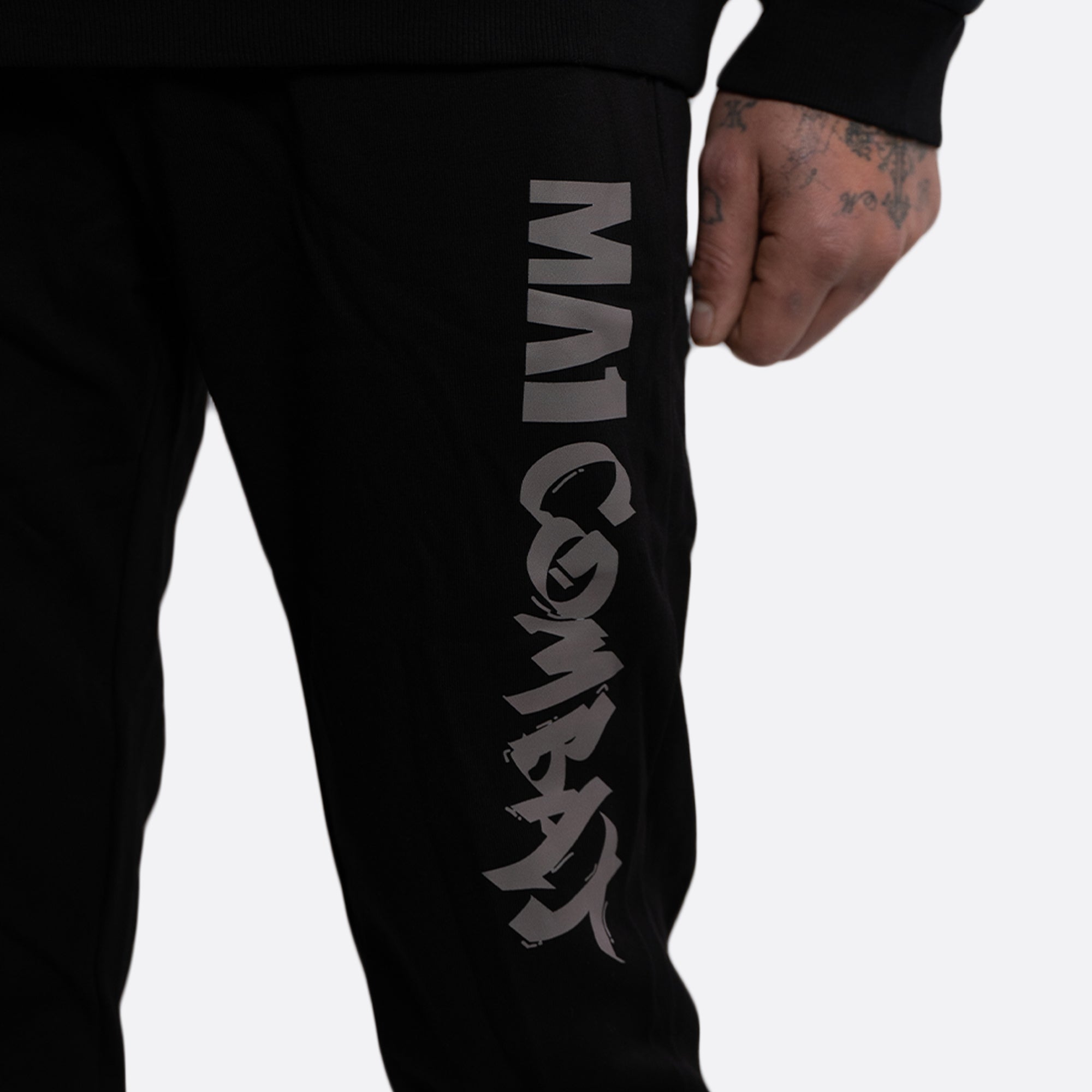 MA1 Combat Black Grey Jogger