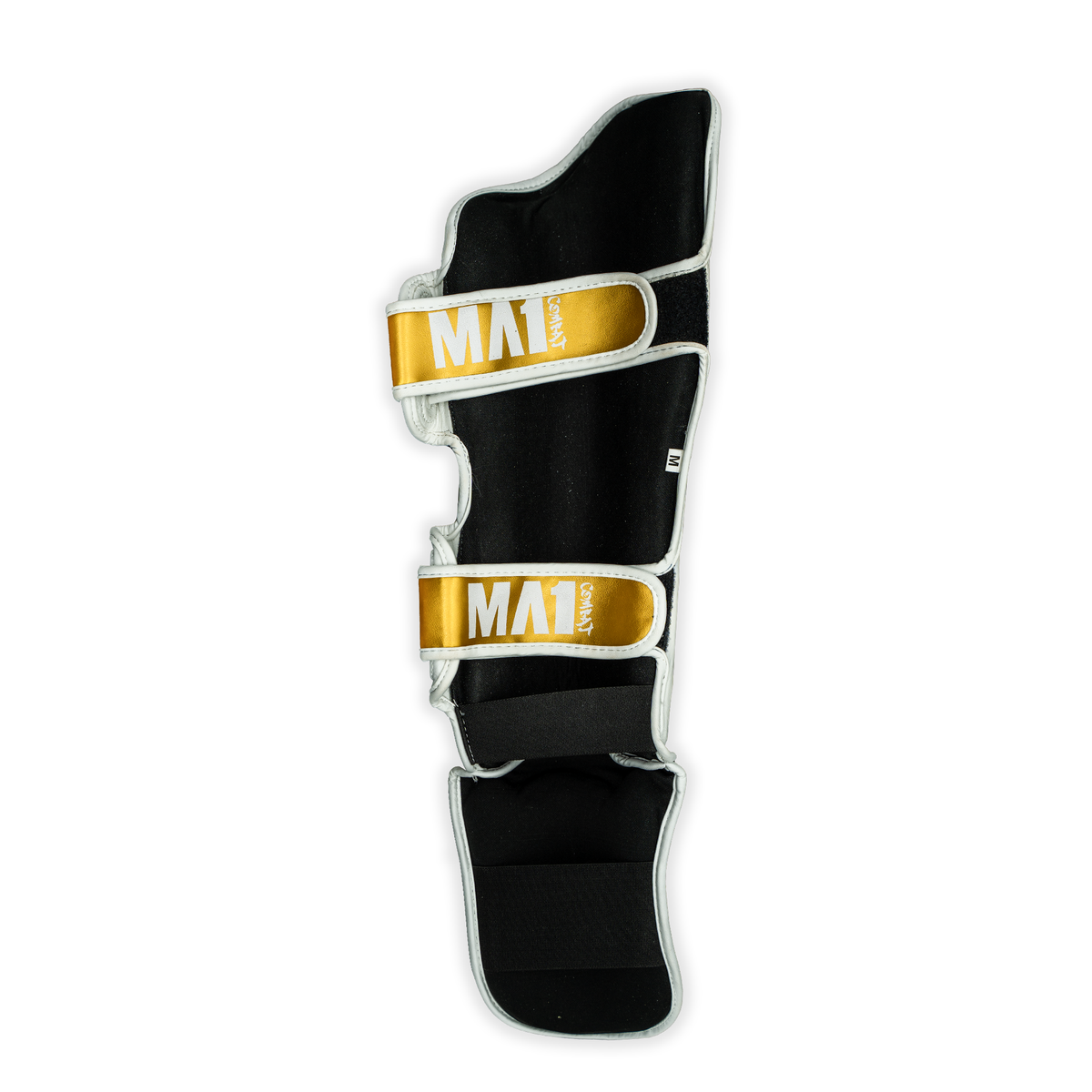 MA1 Combat Premium White Gold Leather Shin Guard - product photo 3