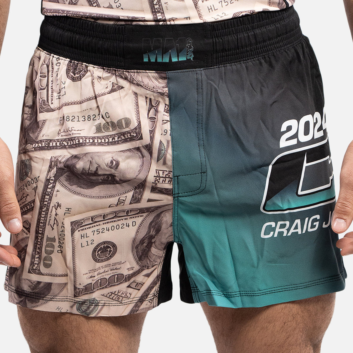 MA1 Craig Jones Invitational CJI 2024 High Cut MMA Shorts - product photo 2