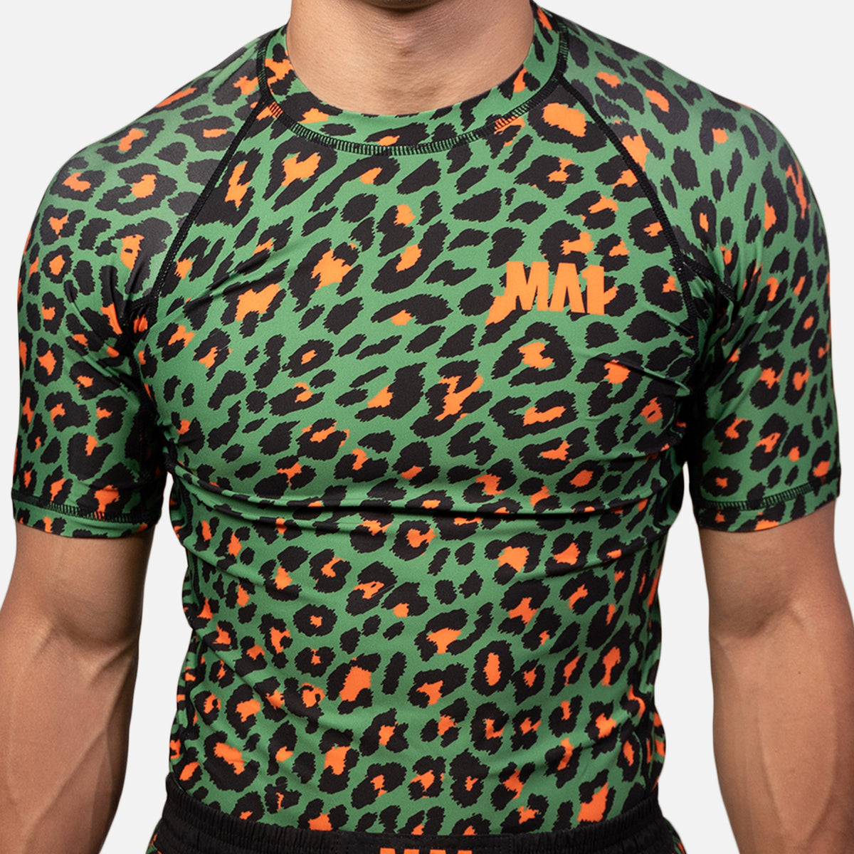 MA1 Craig Jones Tropic Leopard Short Sleeve Rash Guard - product photo 2