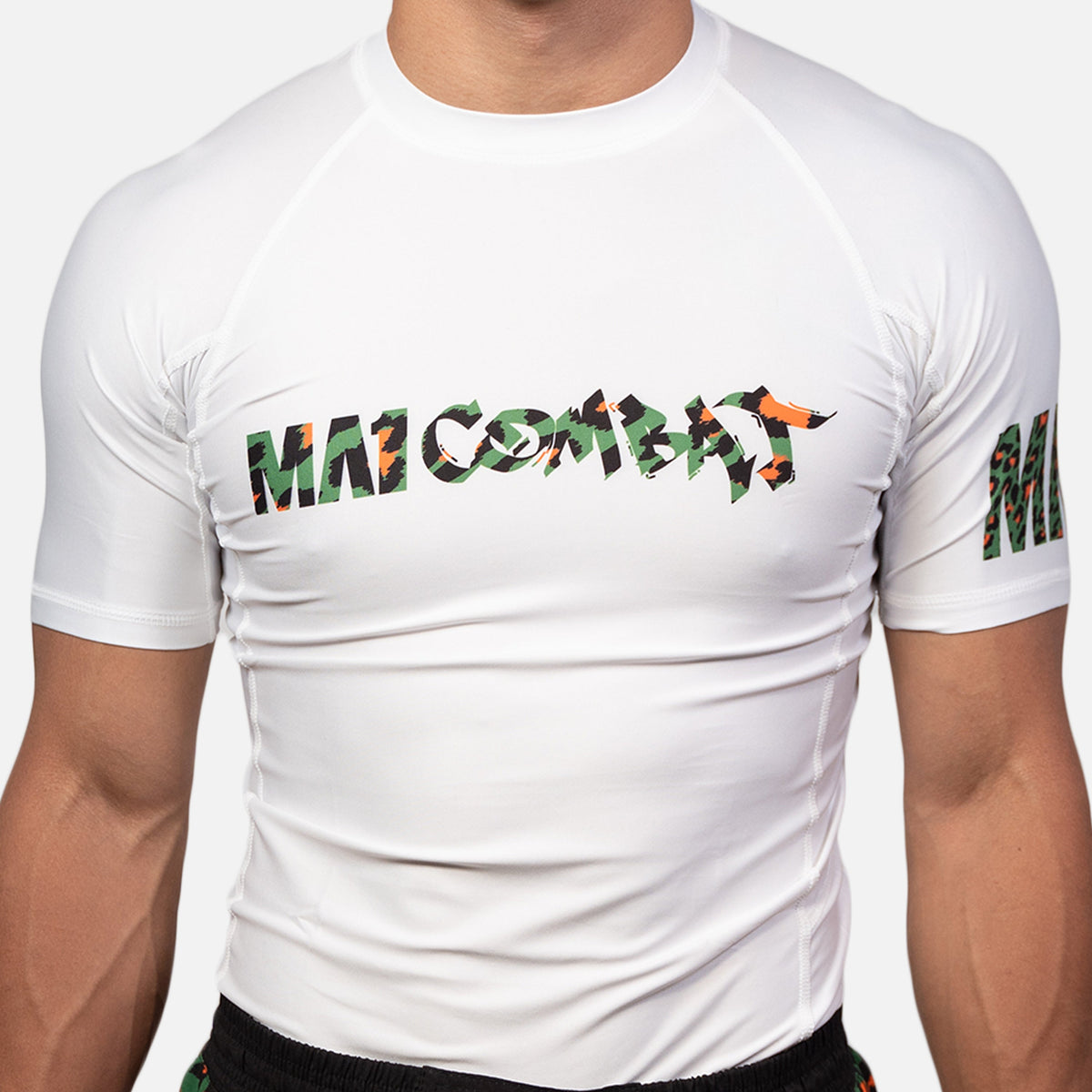 MA1 Craig Jones Tropic Leopard Logo Short Sleeve Rash Guard - product photo 2