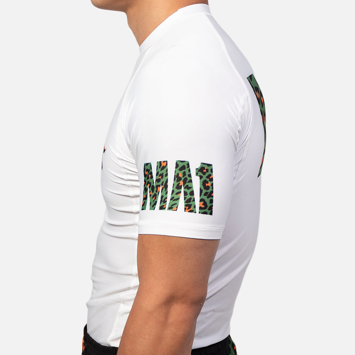 MA1 Craig Jones Tropic Leopard Logo Short Sleeve Rash Guard - product photo 3