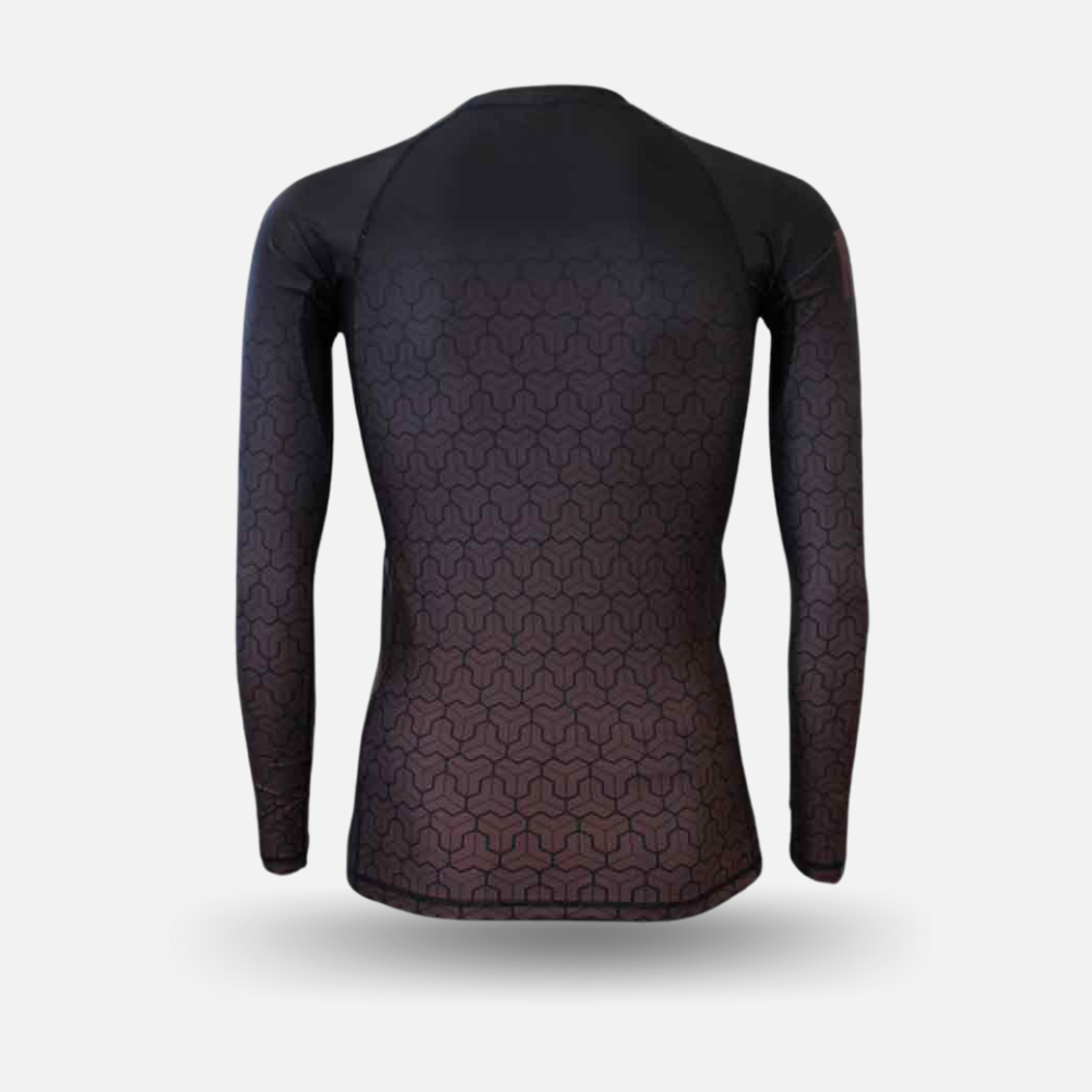 MA1 Long Sleeve Rash Guard - Wagara Brown