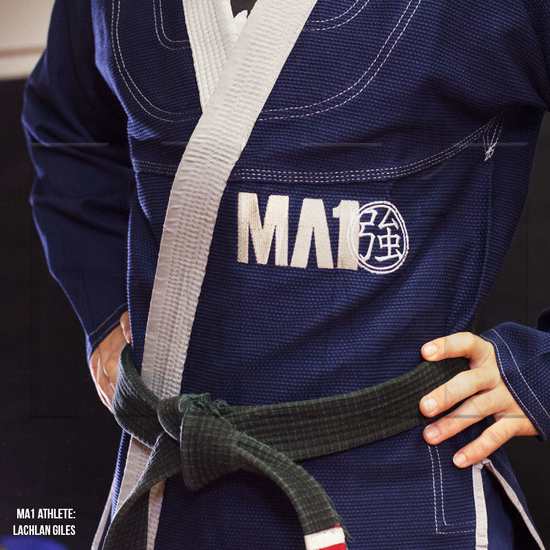 MA1 Premium Comp Gi - Navy, Grey & White