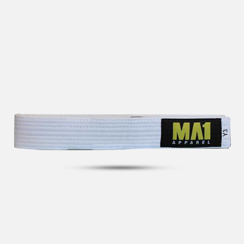 MA1 Kids BJJ Gi Belt - White