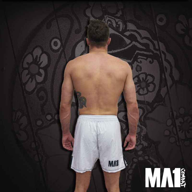 MA1 Combat Basic White MMA Shorts - Craig Jones