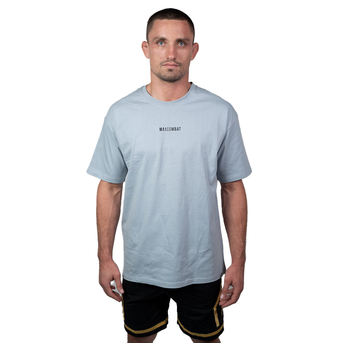 MA1 Combat Casual Oversized Grey Tee - Shirts & Tops