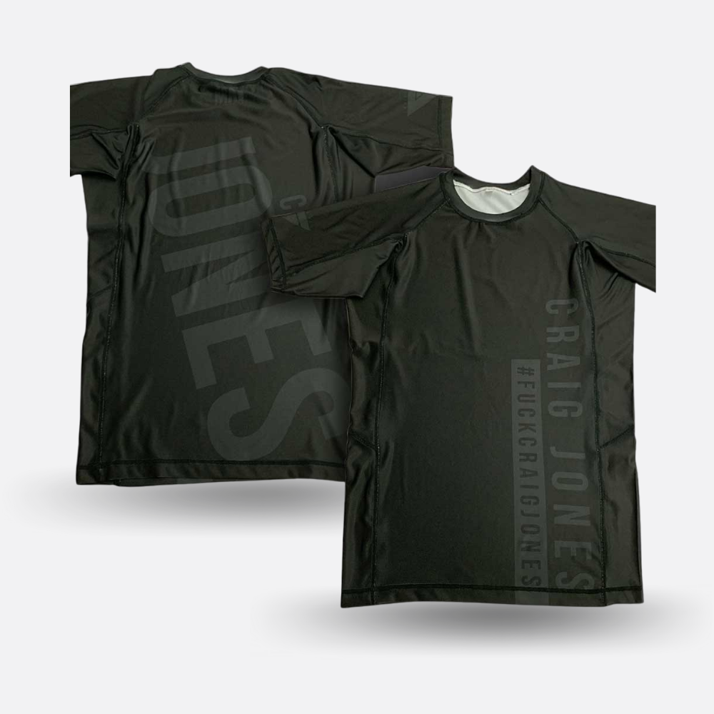 MA1 Craig Jones Black Short Sleeve Rash Guard