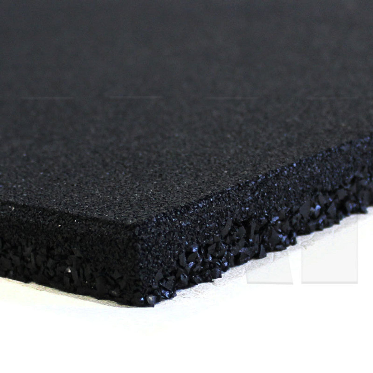 MA1 25mm Rubber Tile - 50cm x 50cm, Black - product photo 2