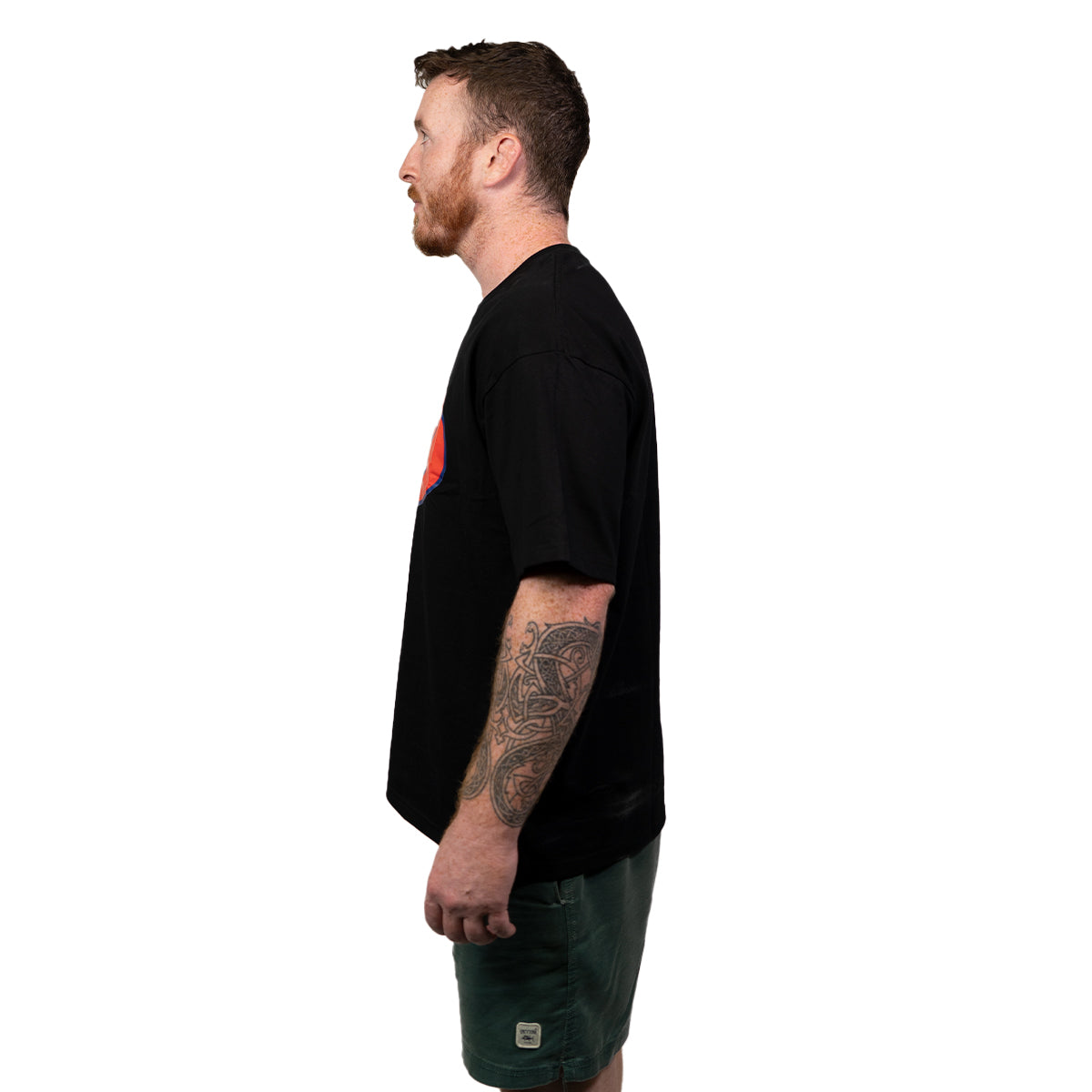 MA1 B-Team Black Tee - product photo 2