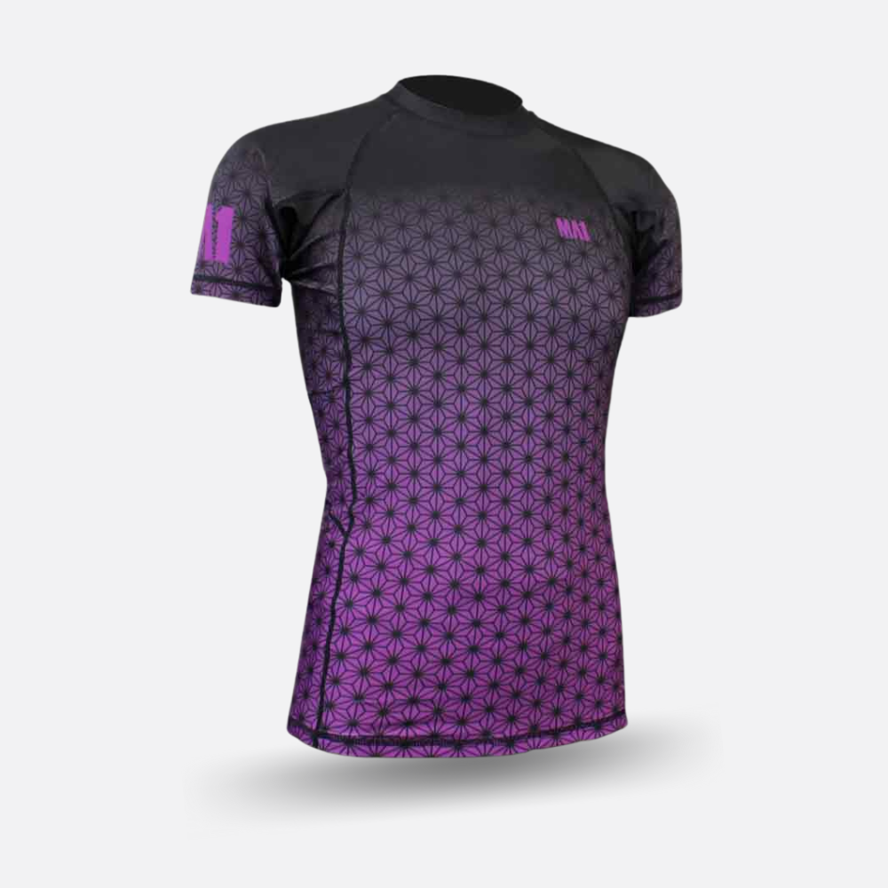 MA1 Short Sleeve Rash Guard - Wagara Purple - product photo 5